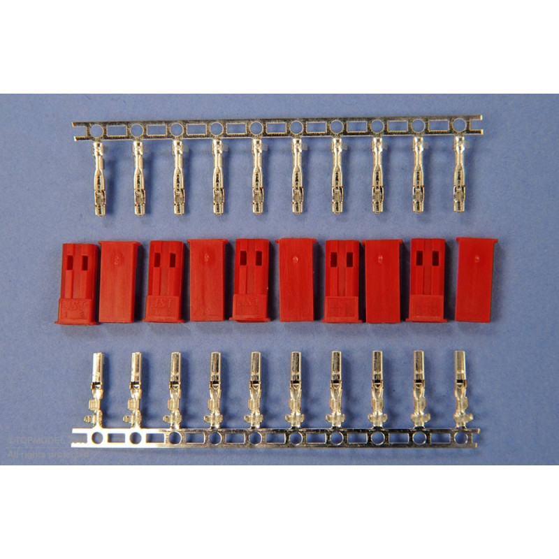 Crimp / terminales para soldar - CONNECTEUR MALE BEC EN KIT 10pcs - FLASH RC