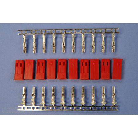 Crimp / terminales para soldar - CONNECTEUR MALE BEC EN KIT 10pcs - FLASH RC