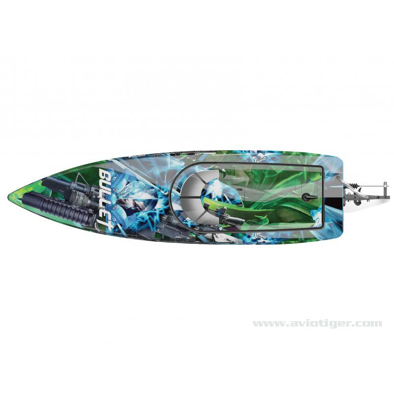 Motoscafo RC - BULLET OFF-SHORE V3 BL ARTR - FLASH RC