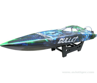 RC Motorboat - BULLET OFF-SHORE V4 BL RTR - FLASH RC