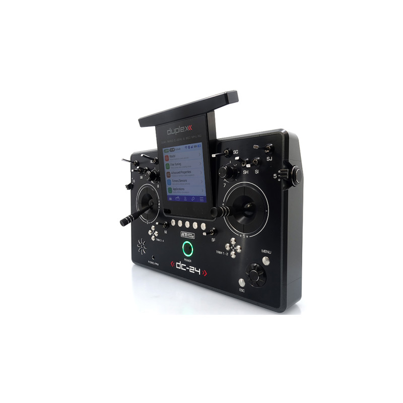 Funkfernsteuerungen - Jeti DC24 II Grau lackiert 2.4Ghz Duplex - FLASH RC