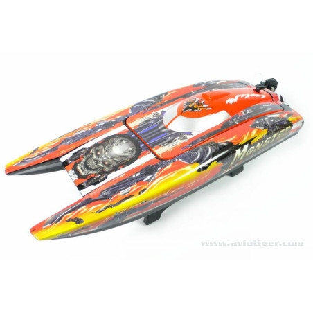Lancha RC - MONSTER BRUSHLESS RTR - FLASH RC