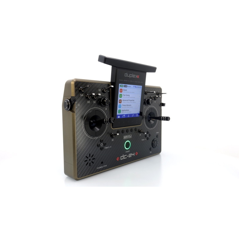 Jeti DC24 II Carbone Bronze  anodisé  2.4Ghz Duplex - FLASH RC