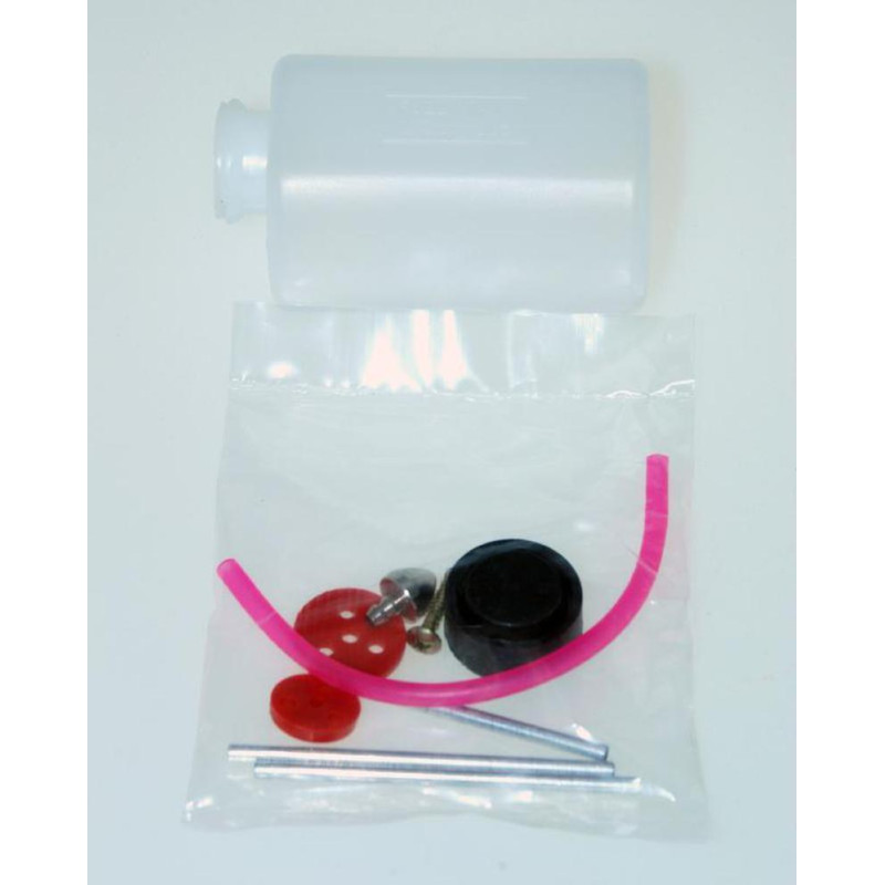 Serbatoi benzina/metanolo e acc - MING TANK 100cc 80x40x45 mm - FLASH RC