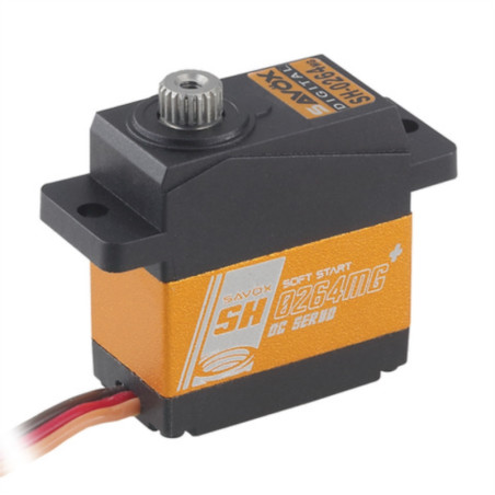 Servos - Digitales Mikro-Servo Savox SH-0264MG+ (15g, 1.2kg.cm, 0.06s/60°) - FLASH RC