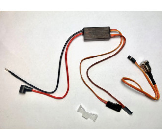 Démarrage moteur - Réchauffeur bougie glow embarqué avec indicateur Led RCEXL 2214L - FLASH RC