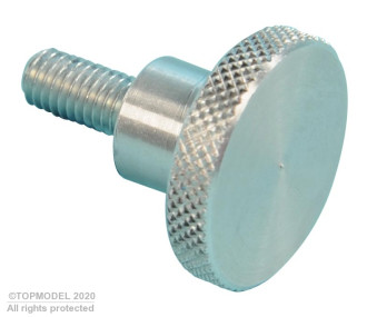 VIS MOLETEE ALU M5x10 mm 2pcs - FLASH RC