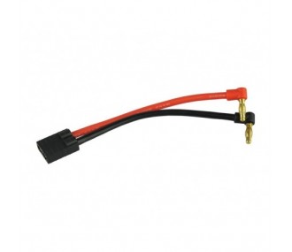 Kabel für Batterien, Motoren, etc... - Eckverbindungskabel Ø4,0mm 12cm - Traxxas-Buchse - FLASH RC