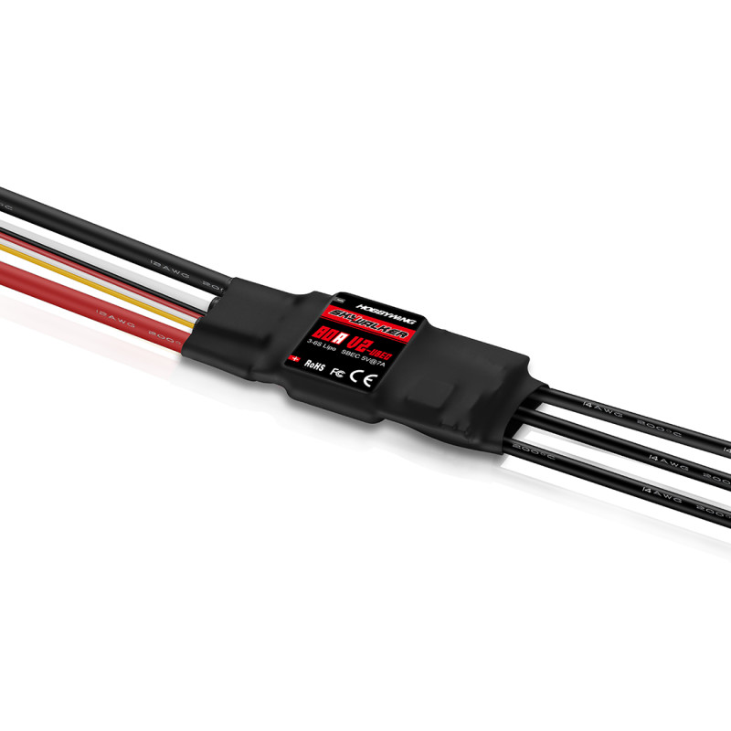 Brushless Controller 3-6S 80A UBEC SKYWALKR HOBBYWING V2