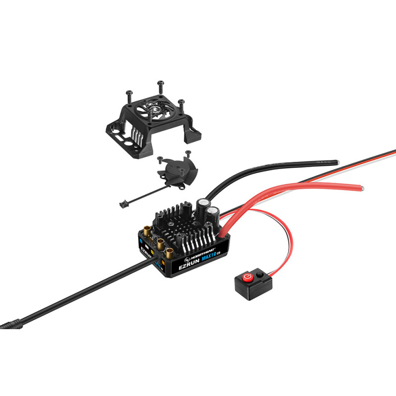 Brushless controllers for RC cars - Ezrun MAX10 sct 140A - FLASH RC