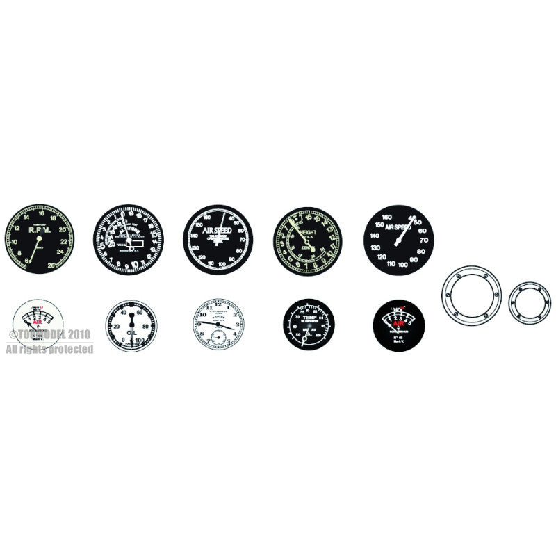 SET DINSTRUMENTS CHASSEURS GB 14-18 1:5 - FLASH RC