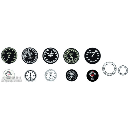 SET DINSTRUMENTS CHASSEURS GB 14-18 1:5 - FLASH RC