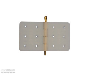 CHARNIERE PLATE 1/4 15pcs - FLASH RC