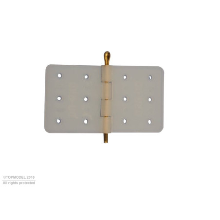 CHARNIERE PLATE 1/4 15pcs - FLASH RC