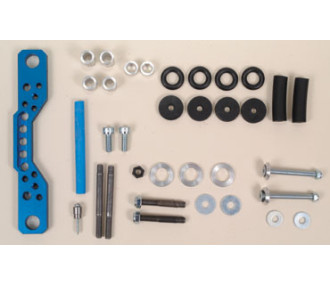 Entretoises et bâti moteur - Bâti moteur amorti pour MVVS 58cc - FLASH RC