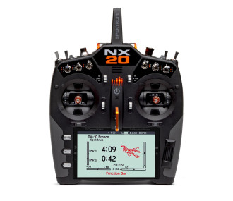 Radiocommandes - Radio NX20 Spektrum DSMX 2.4GHz - FLASH RC