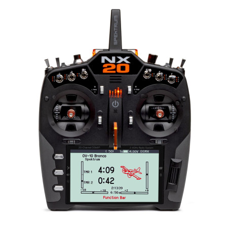 Funkfernsteuerungen - Funkgerät NX20 Spektrum DSMX 2.4GHz - FLASH RC
