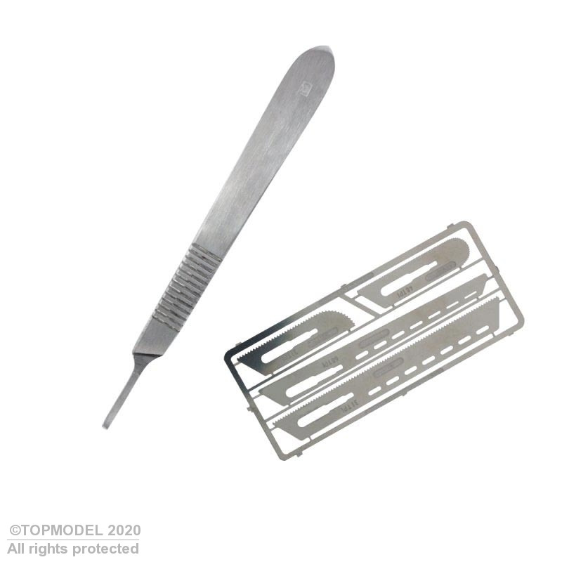 SET LAMES SCIE (0,12mm) AVEC POIGNEE SCA - FLASH RC