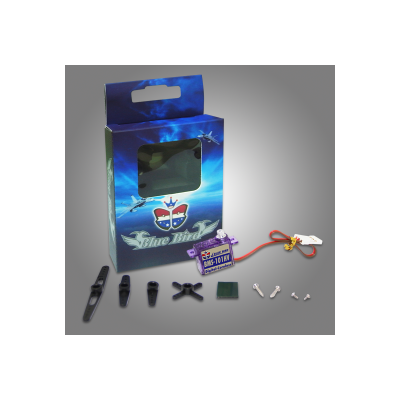 Servi - Servo Blue Bird BMS-101HV 1.1Kg.cm 0.06s 4.4g 7.6mm - FLASH RC