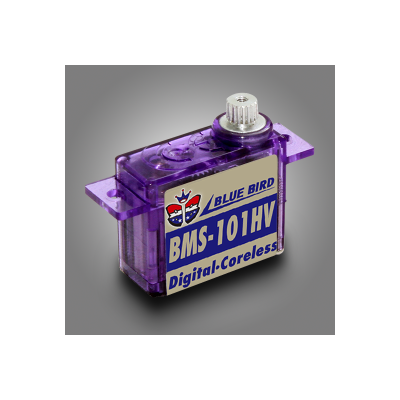 Blue Bird servo BMS-101HV 1.1Kg.cm 0.06s 4.4g 7.6mm - FLASH RC