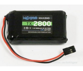 Batterie per trasmettitori - Batteria Lipo 2S 2800mAh per Tx Futaba - FLASH RC
