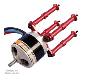 Distanziali e supporto motore - SET BATI RADIAL ALU - FLASH RC