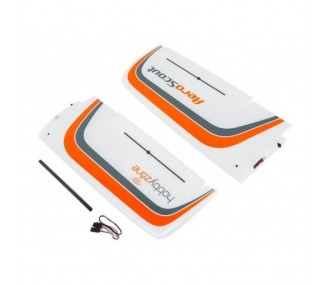 Ali - Set di ali con servi installati: AeroScout HOBBYZONE - HBZ3803 - FLASH RC