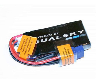 Dualsky Ultra-L battery, lipo 6S 22.2V 600mAh 120C socket XT-60 - FLASH RC