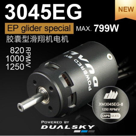 Motor Dualsky XM3045EG-12 (120g, 820kV, 799W) - FLASH RC