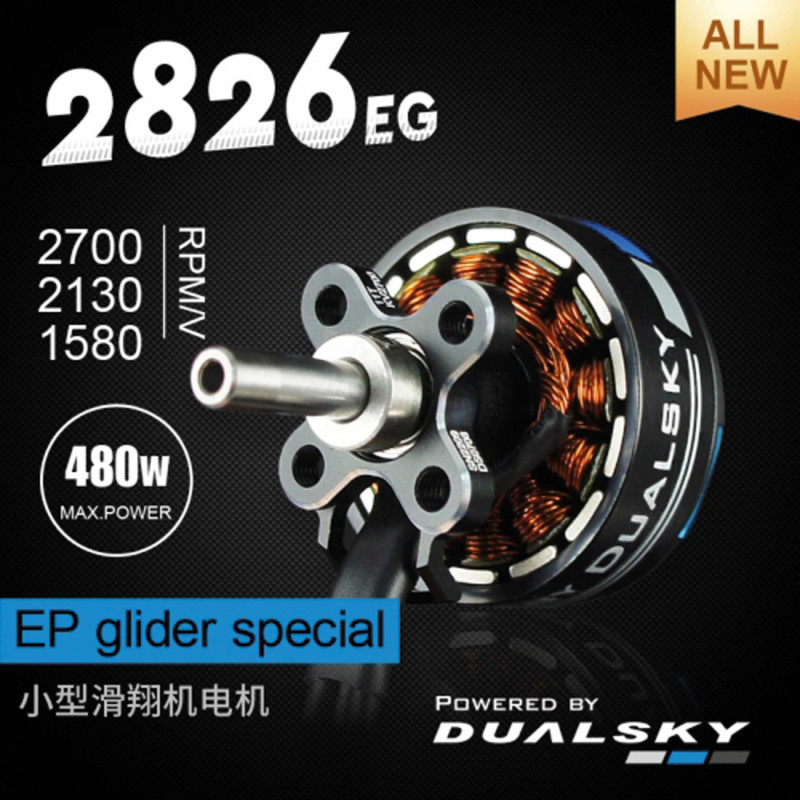Dualsky-Motor XM2826EG-19 (41g, 1580kV, 384W) - FLASH RC