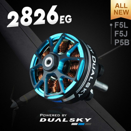 Motor Dualsky XM2826EG-11 (41g, 2700V, 360W) -FLASH RC