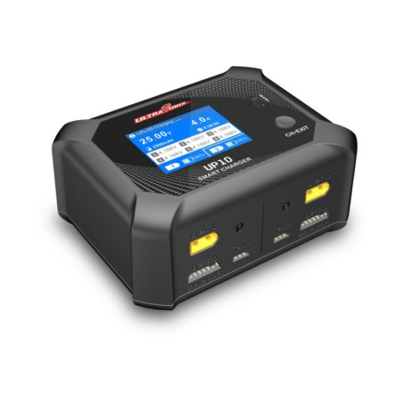 Caricabatterie - Caricatore UP10 DUO 2x100W 12V/220V Ultra Power - FLASH RC