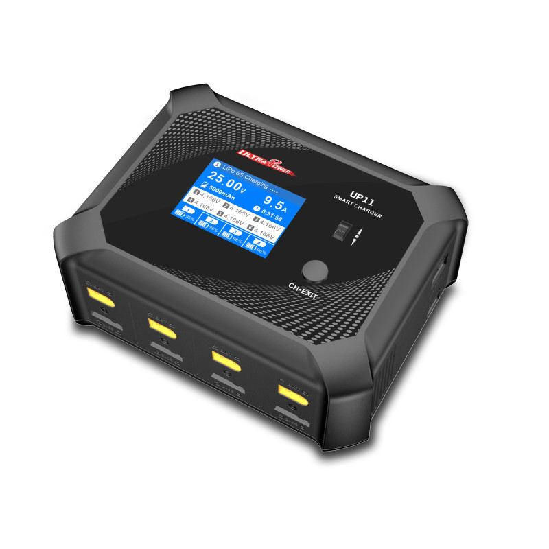 Caricatore - Caricatore UP11 (4x150W12V) (4x60W220V) Ultra Power - FLASH RC