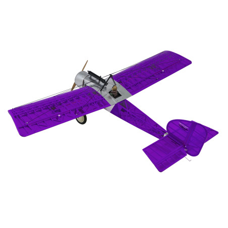 Avión RC principiante- Ecotop Baron Violeta ARF aprox.1.57m - FLASH RC