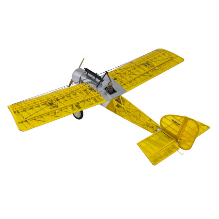 R/C planes for beginners - Ecotop Baron yellow ARF plane approx.1.57m - FLASH RC