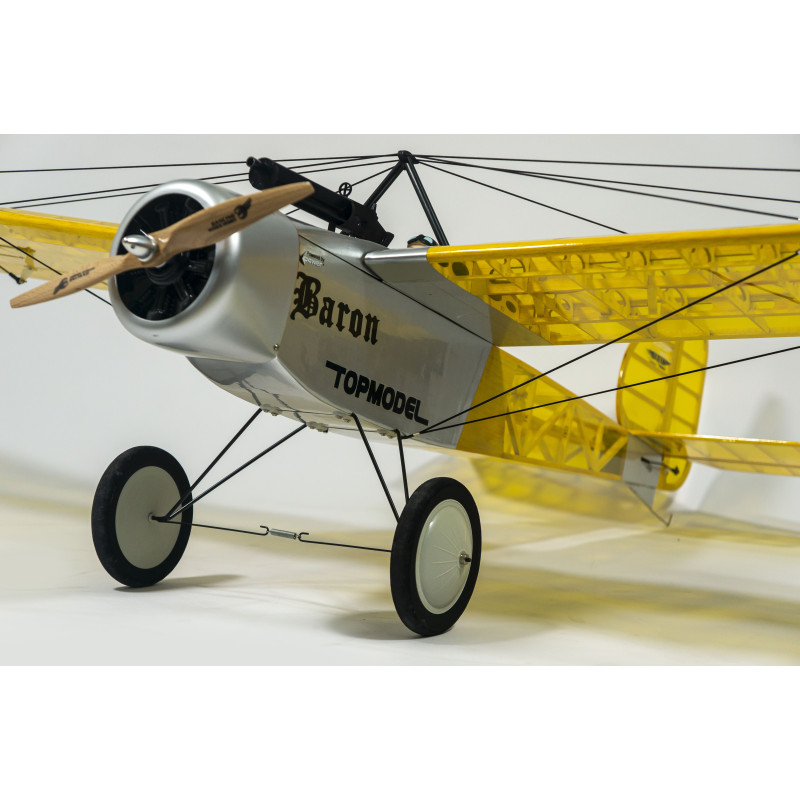 R/C planes for beginners - Ecotop Baron yellow ARF plane approx.1.57m - FLASH RC