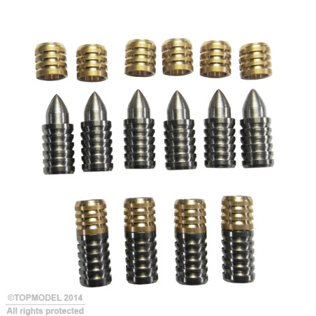 R&G PIONS DE CENTRAGE ø6/8mm 100 PAIRES