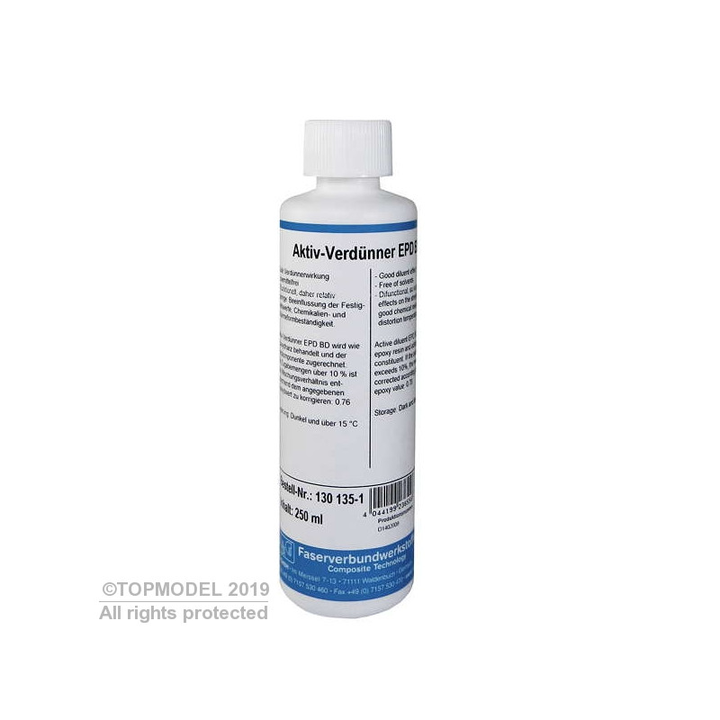 Colle Epoxy - R&G DILUANT EPD BD 250ml - FLASH RC