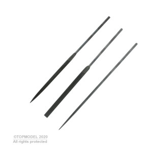 3 LIMES AIGUILLE DE PRECISION - FLASH RC