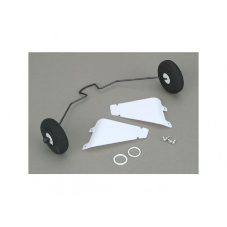 Landing gear kits - Landing gear with wheels: Cub HOBBYZONE - HBZ7106 - FLASH RC