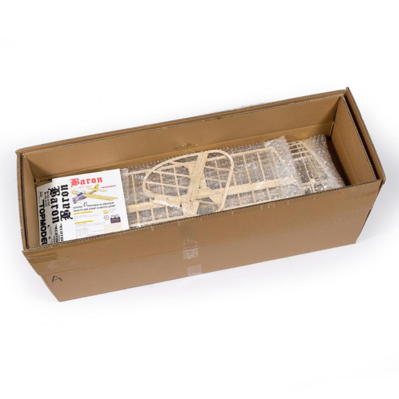 R/C beginner plane- Ecotop Baron plane to canvas ARF approx.1.57m - FLASH RC