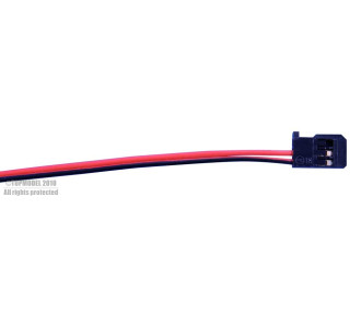 CONNECTEUR ACCU MALE FUTABA 20cm - FLASH RC