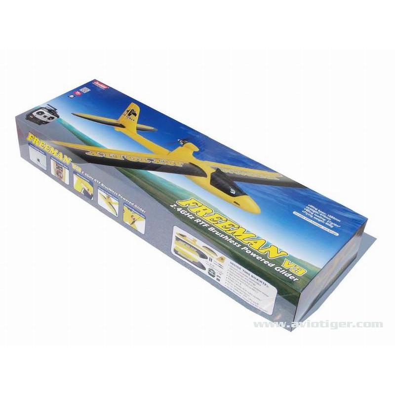 Motoplaneur RC - FREEMAN V3 1600mm RTF - FLASH RC