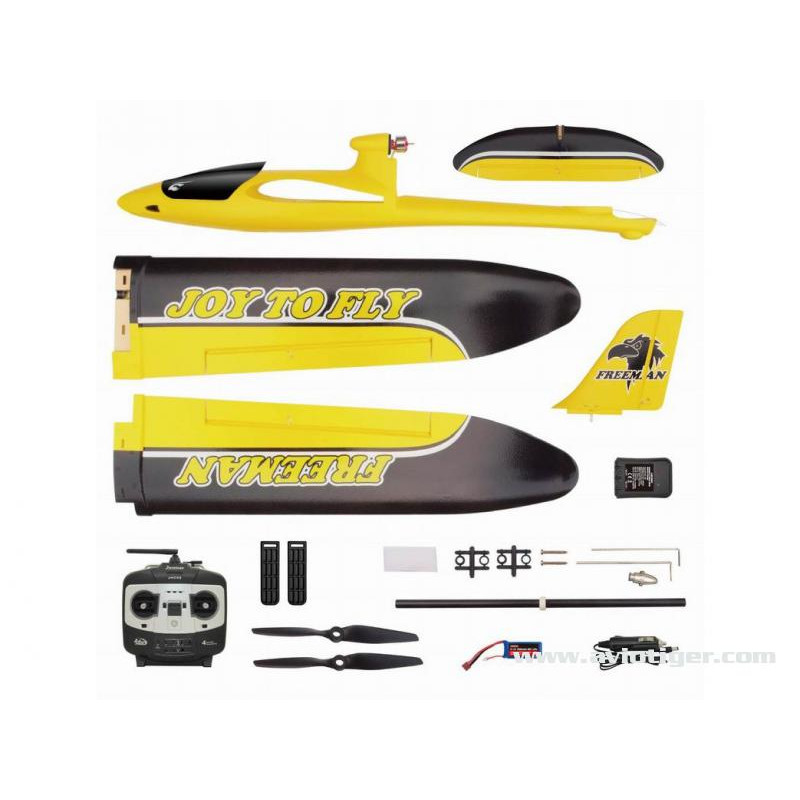 Motoplaneur RC - FREEMAN V3 1600mm RTF - FLASH RC