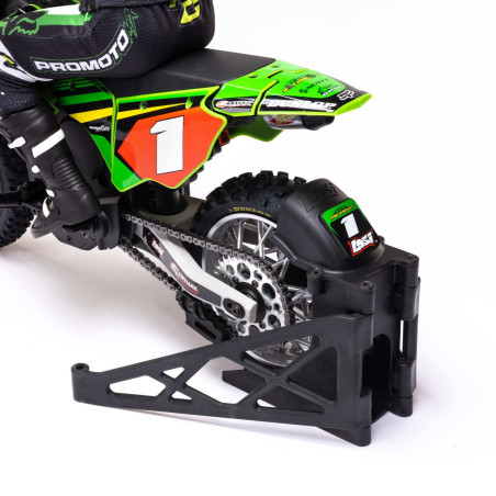 Moto Off-Road RC - 1/4 Promoto-MX Motorcycle RTR con batteria e caricatore, circuito Pro - FLASH RC