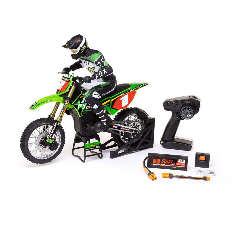 RC-Geländemotorrad - 1/4 Promoto-MX Motorcycle RTR with Battery and Charger, Pro Circuit - FLASH RC
