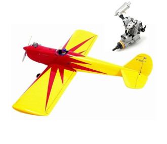 Pack Avion VQ Model Space walker 1.58m + Moteur Saito FA-62B - FLASH RC