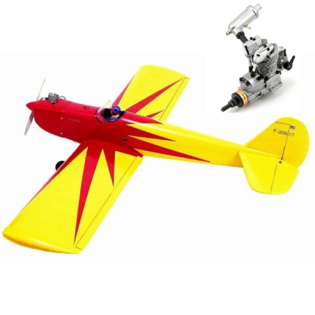 Pack VQ Model Space walker 1.58m + motor Saito FA-62B - FLASH RC
