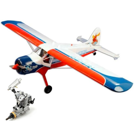 Velivolo VQ modello DHC-2 Beaver ARF circa 1,62m + motore Saito FA-62B 4 tempi a metanolo - FLASH RC