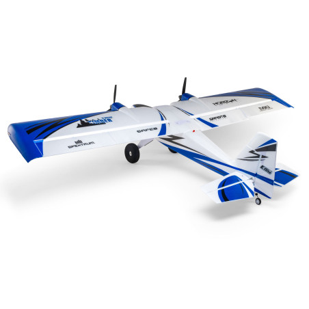 Beginner RC plane - Twin Timber 1.6m BNF Basic with AS3X and SAFE Select - FLASH RC